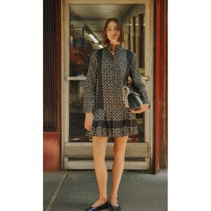 NEW - Tuckernuck Black Geo Tate Dress Size XL